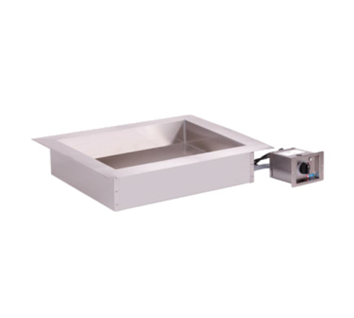 Alto-Shaam 200-HWILF/D6 Drop-In Stainless Steel Electric Halo Heat Hot Food Well Unit with Large Flange - 120 Volts