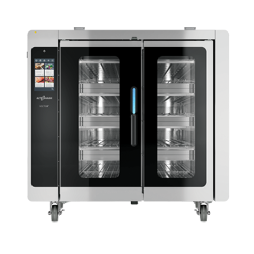 Alto-Shaam VMC-F4G-LP Stainless Steel 4 Chambers Liquid Propane Vector F Series Multi-Cook Oven - 96,000 BTU