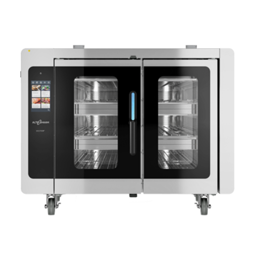 Alto-Shaam VMC-F3G-LP Stainless Steel 3 Chambers Liquid Propane Vector F Series Multi-Cook Oven - 72,000 BTU