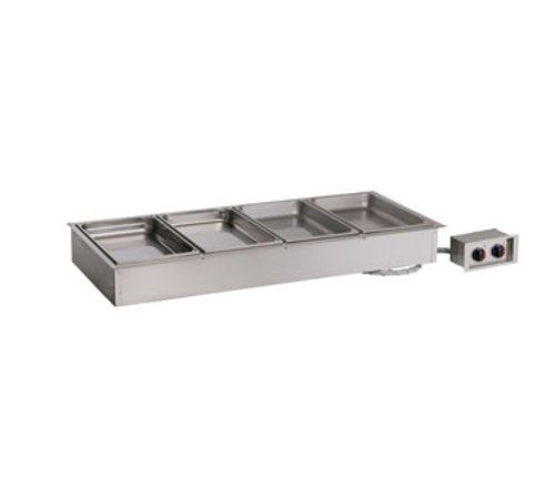 Alto-Shaam 400-HW/D6 Drop-In Stainless Steel Electric Halo Heat Hot Food Well Unit - 120 Volts