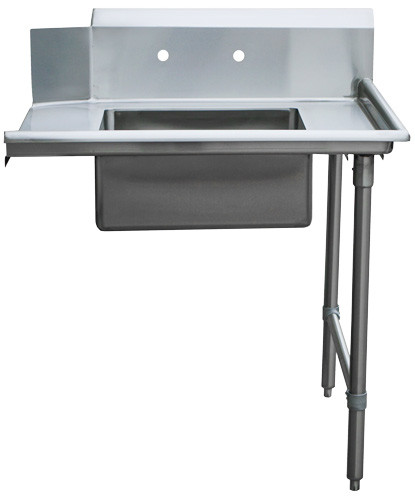 Omcan USA 28483 36" W Stainless Steel Soiled Right Side with Sink Dishtable