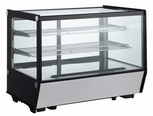 Omcan USA 47278 22.4" W 2 Shelves Refrigerated Display Case