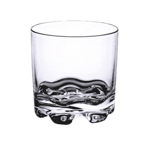 Thunder Group PLTHRG008C 8.5 Oz. Clear Polycarbonate Heavy Base Rock Glass