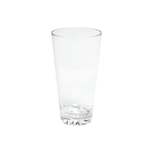 Thunder Group PLTHMG020C 20 Oz. Clear Polycarbonate Starburst Base Mixing Glass