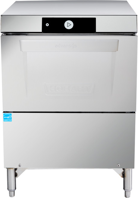 Hobart LXGNPR-3-ADA 23.94" W Stainless Steel Undercounter Dishwasher and Glasswasher - 120 Volts
