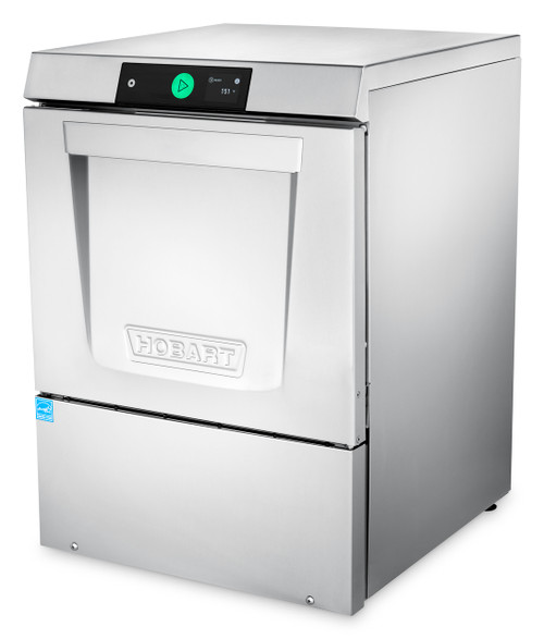 Hobart LXNR-1 23.94" W x 32.5" H Stainless Steel High Temp LXn Advansys Dishwasher - 220-240 Volts