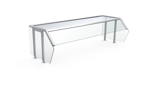Vollrath N89273 Self-Service Single-Sided Aluminum NSF2 (2011) Traditional Breath Guard