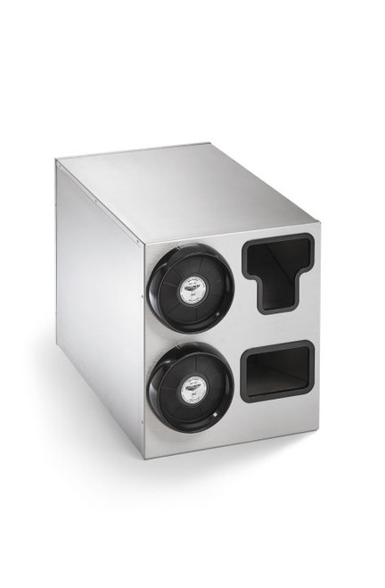 Vollrath 58832 14 1/4" W x 23 1/4" D x 16 3/8" Stainless Steel Countertop Vertical Cup Dispenser