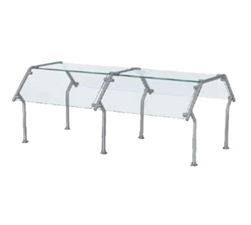 Vollrath NCB98640 86.75" W Self-Service Double-Sided Stainless Steel NSF2 (2011) Contemporary Breath Guard