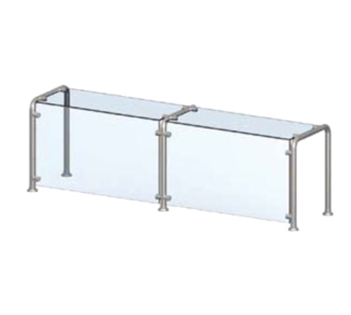 Vollrath CB98660 3/8" Thick Tempered Glass Buffet Contemporary Breath Guard