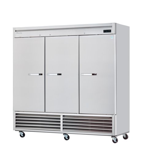 Blue Air BSF72-HC 72 Cu. Ft. All Stainless Steel 3 Section Freezer - 115 Volts