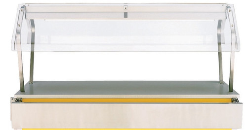 Vollrath N36301 46" W Self-Service Double-Sided Stainless Steel NSF2 (2011) Classic Economy Buffet Breath Guard