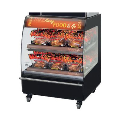 Fri-Jado MD34-2 34" W Self-Serve Multi-Deck Solid Back Grab & Go Merchandiser - 208 Volts