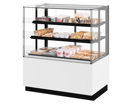 Fri-Jado MCC 48-3 H SS SB UF 47.25" W Self-Service 3 Shelves Solid Back Modular Convenience Counter - 208 Volts