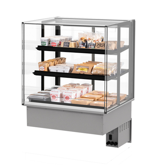 Fri-Jado MCC 36-3 H SS SB 35.44" W Metal 3 Shelves Solid Back Modular Convenience Counter - 208 Volts