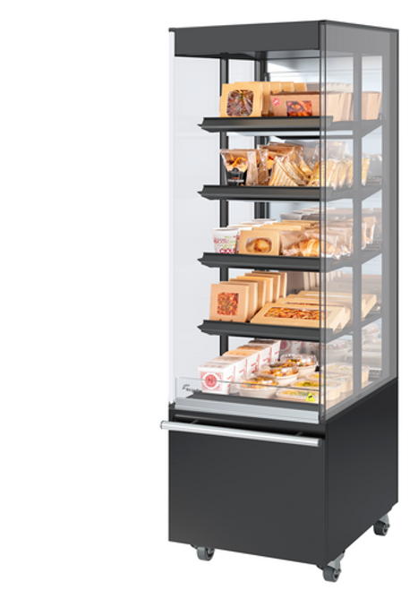 Fri-Jado MDD 24-5 SB MT 23.63" W Self-Serve 5 Shelves Solid Back Multi-Deck Display - 208 Volts