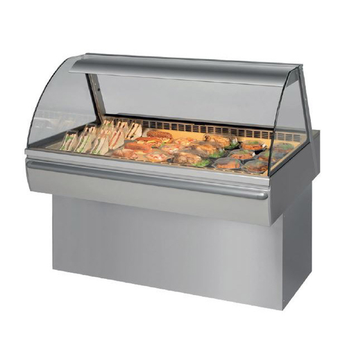 Fri-Jado HD 4 SELF 55.88" W Stainless Steel Self-Service Countertop Hot Deli Inline Merchandiser - 208 Volts