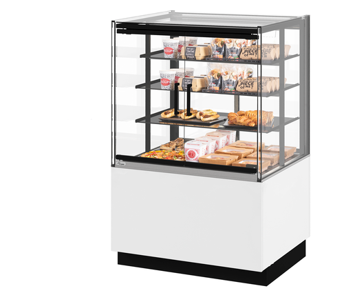Fri-Jado MCC 36-4 H SS FD PT UF 35.44" W Self-Service 4 Shelves Pass-Through Modular Convenience Counter - 208 Volts