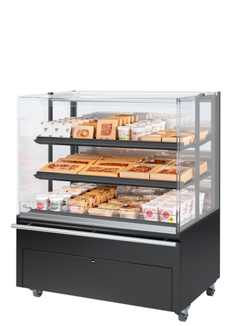 Fri-Jado MDD 48-3 SB MT 47.25" W Self-Serve 3 Shelves Solid Back Multi-Deck Display - 208 Volts