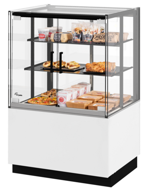 Fri-Jado MCC 36-3 H SS FD PT UF 35.44" W Self-Service 3 Shelves Pass-through Modular Convenience Counter - 208 Volts