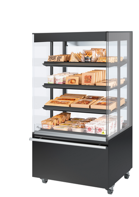 Fri-Jado MDD 36-4 PT MT 35.44" W Metal 4 Shelves Pass Through Multi Deck Display - 208 Volts