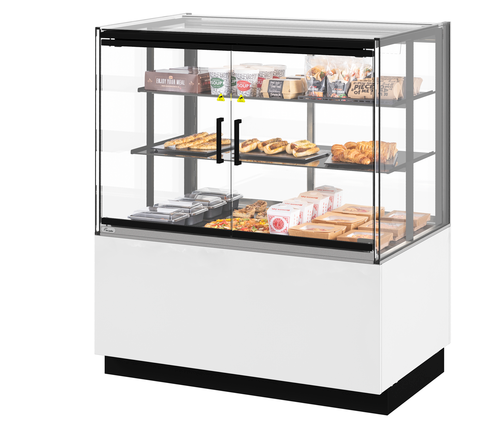 Fri-Jado MCC 48-3 H SS FD SB UF 47.25" W Metal 3 Shelves Solid Back Modular Convenience Counter - 208 Volts