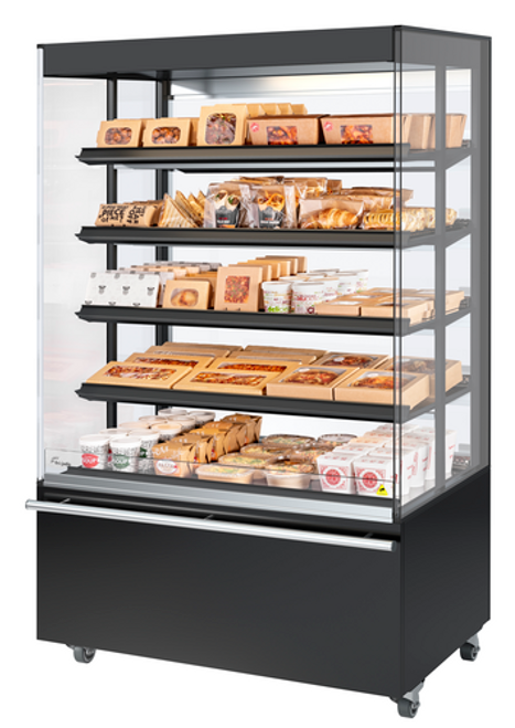 Fri-Jado MDD 48-5 PT MT 47.25" W Metal 5 Shelves Pass Through Multi Deck Display - 208 Volts