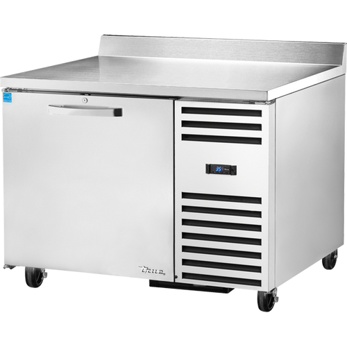 True TWT-44-HC~SPEC3 Stainless Steel and Aluminum 1 Section 1 Door SPEC SERIES Deep Work Top Refrigerator - 115 Volts 0.1 HP