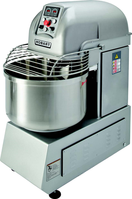 Hobart HSL130-1 130 Lbs. Stainless Steel Two Speed Hobart Spiral Mixer - 115 Volts