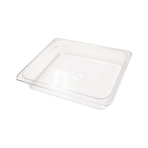 Thunder Group PLPA8122 Half Size Clear Polycarbonate 2.5" Deep Food Pan