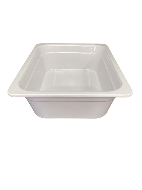 Thunder Group GN1124W 1/2 Size White Melamine Food Pan