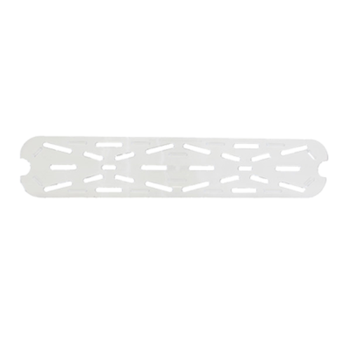 Thunder Group PLPA7120LDS 1/2 Size Long Clear Polycarbonate Food Pan Drain Tray