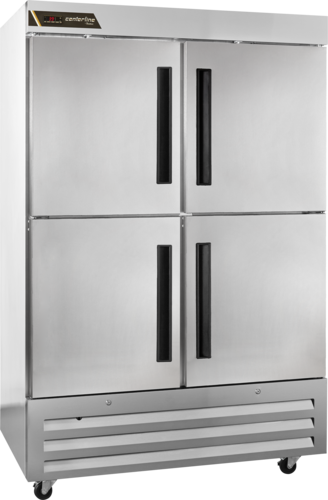 Traulsen CLBM-49F-HS-LR 43.88 Cu. Ft. Stainless Steel Reach-In Solid Door Centerline Freezer - 115 Volts