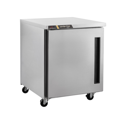 Traulsen CLUC-27F-SD-R 6.5 Cu. Ft. Stainless Steel Reach-In Centerline Compact Undercounter Freezer - 115 Volts