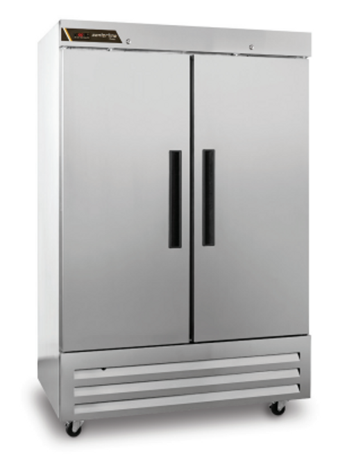 Traulsen CLBM-49R-FS-RR 55.75" W Stainless Steel Reach-In Centerline Refrigerator - 115 Volts