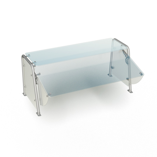 Duke TS462-60 87.57" W Stainless Steel Single-Sided Full / Self-Service Contemporary Food Shield