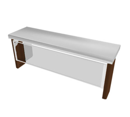 Duke TS540-32 31.57" W Stainless Steel Single-Sided Self-Service Thurmaduke Designer Sneeze Guard