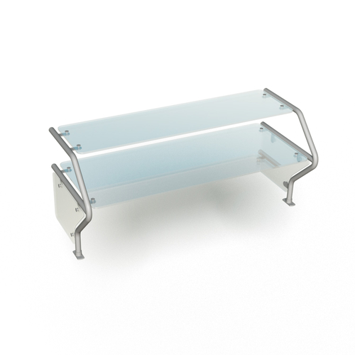 Duke TS482DD-46 72.38" W Stainless Steel Single-Sided Self-Service Contemporary Food Shield