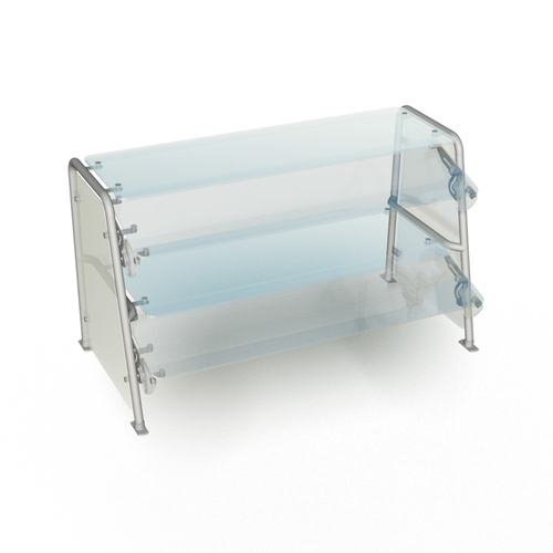 Duke TS462DD-46 87.5" W Stainless Steel Single-Sided Full / Self-Service Contemporary Food Shield