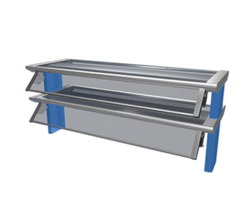 Duke TS580-60-1SN 59.75" W Stainless Steel Single-Sided Self-Service Thurmaduke Designer Sneeze Guard