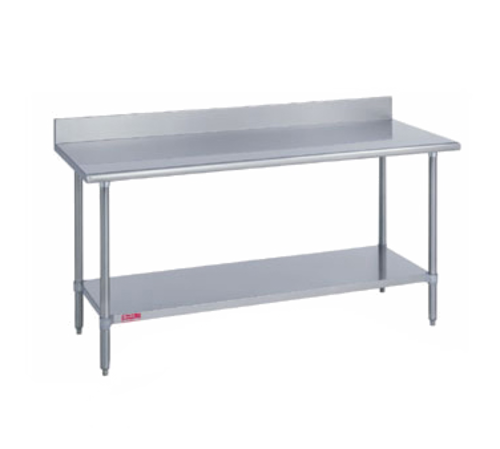 Duke 314-3048-5R 48" W Galvanized Base 14 Gauge Work Table