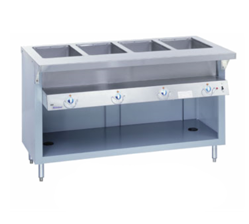 Duke E-4-DLPG 60" W Stainless Steel 4 Pan Stationary Open Storage Base Thurmaduke Steamtable Unit