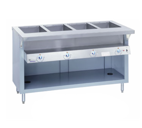 Duke E-4-DLPG 60" W Stainless Steel 4 Pan Stationary Open Storage Base Thurmaduke Steamtable Unit
