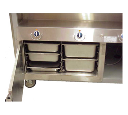 Duke HTD-BASE-M 30" W Stainless Steel 2 Sections Slide-In Heat-In-Base Unit - 120 Volts
