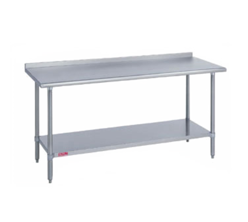 Duke 314-24120-2R 120" W Galvanized Base Unspecified Work Table