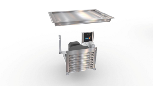 Duke FTO1-SL 29" W x 21" D Stainless Steel Drop-In Frost Top Overshelve - 120 Volts