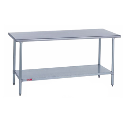 Duke 416-2430 30" W x 24" D Galvanized Steel 16 Gauge Open with Undershelf Work Table