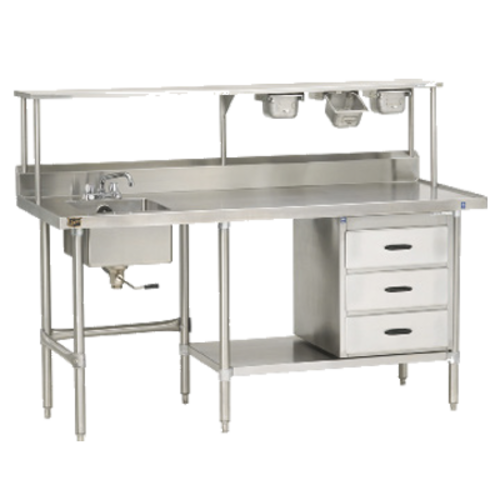 Duke 181SP 20" W x 20" D x 14" H 1 Compartment with Crumb-Cup Drain Sink