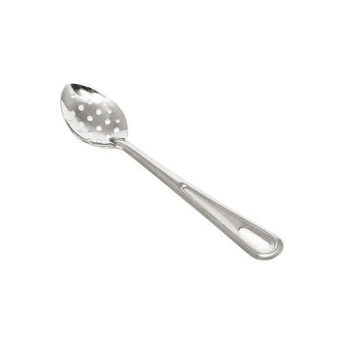 Thunder Group SLSBA213 13" L Silver Stainless Steel Non-Insulated Handle Basting Spoon