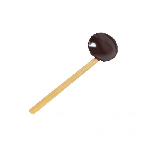 Thunder Group 30-27 4" x 11" Bamboo Solid Soup Serving Spoon